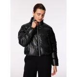 Mustang Kapitone Mont, XL, 5003165976, Siyah, Kadın