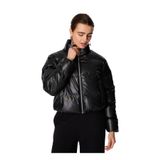 Mustang Kapitone Mont, XS, 5003165976, Siyah, Kadın