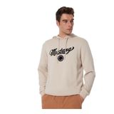 Mustang Kapüşon Yaka Bej Erkek Sweatshirt M4WM-SWT-1529, M