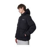 MUSTANG Kapüşonlu Kapitone Puffer Mont, 2XL, Kapüşonlu Kapitone Puffer Mont, Siyah, Erkek
