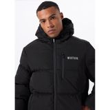 MUSTANG Kapüşonlu Puffer Mont, S, Kapüşonlu Puffer Mont, Siyah, Erkek, M4WM-MNT-1673