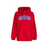 Mustang Kırmızı Kadın Kapüşon Yaka Loose Fit Baskılı Sweatshirt M4WL-SWT-1890, XL