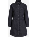 Mustang Koyu Antrasit Kadın Yıkamalı Denim Elbise M4WL-ELB-1160 - XS