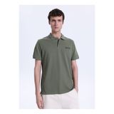 Mustang Koyu Haki Erkek Polo T-Shirt M6SM-TST1579
