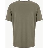 Mustang Koyu Haki Erkek Relaxed Baskılı T-Shirt M6SM-TST1388