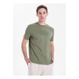 Mustang Koyu Haki Relaxed Baskılı T-Shirt, XL, 5003335491, Koyu Haki, Erkek