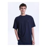 Mustang Lacivert Erkek Relaxed Baskılı T-Shirt M6SM-TST1543
