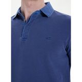 Mustang Lacivert Erkek Relaxed Yıkamalı Polo T-Shirt M6SM-TST1326 - 2XL