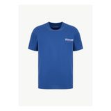 Mustang Mavi Bisiklet Yaka Erkek Relaxed Fit Baskılı T-Shirt M6SM-TST1578