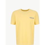 Mustang Mavi Erkek Relaxed Baskılı T-Shirt M6SM-TST1578 - Sarı