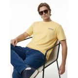 Mustang Mavi Relaxed Baskılı T-Shirt M6Sm-Tst1578, M, 5003335493, Sarı, Erkek