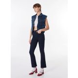 Mustang Normal Bel Düz Paça Flare Lacivert Kadın Denim Pantolon GEORGIA SKINNY FLARED