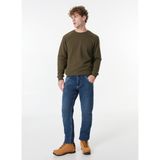 Mustang Normal Bel Slim Fit Lacivert Erkek Denim Pantolon Michigan Slim -1306 - 31 - 32