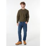Mustang Normal Bel Slim Fit Lacivert Erkek Denim Pantolon Michigan Slim -1306