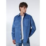 Mustang Normal Indigo Fitilli Erkek Gömlek M4WM-GML-1463 - 2XL - İndigo