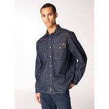 Mustang Normal Lacivert Erkek Denim Gömlek M4WM-GML-1475 - 2XL