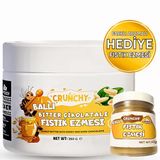 Mustang Nutrition Ballı Bitter Çikolatalı Crunchy Fıstık Ezmesi 350 Gr 25,08 Gr Protein + 40 Gr Fıstık Ezmesi Hediyeli