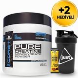 Mustang Nutrition Core+ Pure Creatine Monohydrate Powder Kreatin 250 Gr 50 Servis + Shaker + Protein Kahve Hediyeli - Aromasız