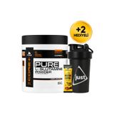 Mustang Nutrition Core+ Pure L-Glutamine Powder 250 Gr Glutamin 50 Servis + Shaker + Protein Kahve Hediyeli