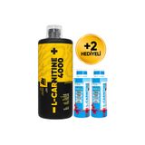 Mustang Nutrition L-Carnitine 4000 Mg 1000 Ml 33 Servis Limon Aromalı + 2 x L-Karnitin Shot Hediyeli