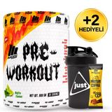 Mustang Nutrition Pre-Workout Aminoasit Tozu 600 Gr 30 Servis Mojito + Shaker + Protein Kahve Hediyeli