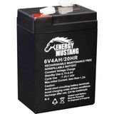 Mustang Orbus Eco ORB6-4 6 Volt 4 Amper Kuru Işıldak Aküsü (70x48x101 Mm)