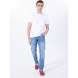 Mustang Orta Bel Slim Fit Indigo Erkek Denim Pantolon Mıchıgan Slım - 1174 - İndigo