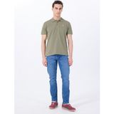 Mustang Orta Bel Slim Fit Mavi Erkek Denim Pantolon Vegas Slım - 1011 - 33 - 32