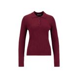 Mustang Polo Yaka Basic Kazak, S, 5003276408, Bordo, Kadın