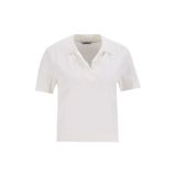 Mustang Polo Yaka Normal Nakışlı Beyaz Kazak Kadın M5SL-KZK1909 - XL