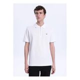 Mustang Polo Yaka T-Shirt, S, 5003335457, Beyaz, Erkek