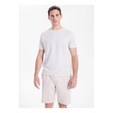 Mustang Relaxed Baskılı T-Shirt, S, 5003335446, Taş, Erkek
