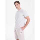 Mustang Relaxed Baskılı T-Shirt, XL, 5003335446, Taş, Erkek