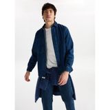 Mustang Relaxed Denim Gömlek, L, 5003277365, Lacivert, Erkek