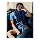 Mustang Relaxed Denim Gömlek, S, 5003232413, Mavi, Erkek