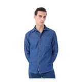 Mustang Relaxed Erkek Denim Gömlek M5Sm-Gml1045, Lacivert, S