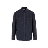 Mustang Relaxed Fit Yıkamalı Denim Gömlek, M, 5003168855, Siyah, Erkek