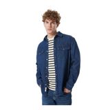 Mustang Relaxed Koyu Mavi Denim Gömlek, M, 5003168871, Koyu Mavi, Erkek