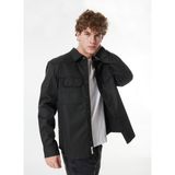 Mustang Relaxed Siyah Erkek Denim Gömlek M4WM-GML-1479 - 2XL