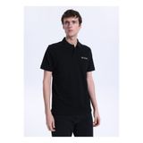 Mustang Siyah Erkek Polo T-Shirt M6SM-TST1579