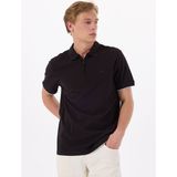 Mustang Siyah Erkek Relaxed Baskılı Polo T-Shirt M5SM-TST1324