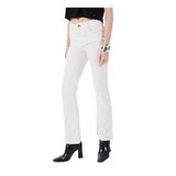 Mustang Standart Bel Düz Paça Flare Denim Pantolon, 24/30, 5003232359, Beyaz, Kadın