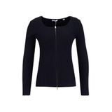 Mustang U Yaka Slim Fit Hırka, XS, 78453827642103, Siyah, Kadın