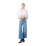 Mustang Yüksek Bel Bol Paça Denim Pantolon, 25/30, 5003173211, Mavi, Kadın