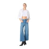 MUSTANG Yüksek Bel Bol Paça Denim Pantolon LUISE WIDE, 27-32, 5003173211, Mavi, Kadın