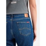 Mustang Yüksek Bel Bol Paça Geniş Fit İndigo Denim Pantolon, 30/32, 5003277363, İndigo, Kadın
