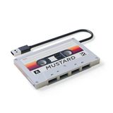 Mustard Retro 4 Girişli Usb Çoğaltıcı