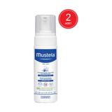 Mustela 2x150 ml Yeni Doğan Konak Önleyici Köpük Bebek Şampuanı