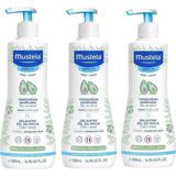 Mustela 3 Kutu Yenidoğan Şampuanı 500 ml Göz Yakmayan Formül ile Hassas Ciltlere Özel