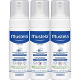 Mustela 3x150 ml Foam Shampoo Yenidoğan Konak Önleyici Köpük Şampuan